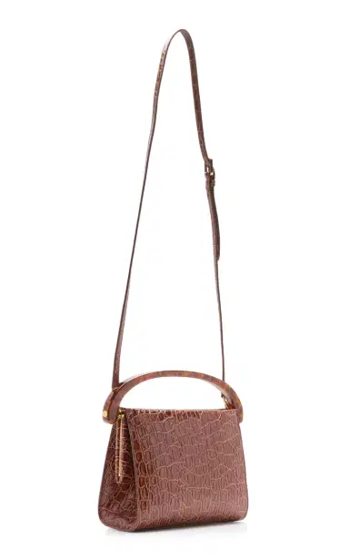Dries Van Noten Croc-Embossed Leather Top Handle Bag | Thumbnail 3 Dries Van Noten Croc-Embossed Leather Top Handle Bag | Thumbnail 3