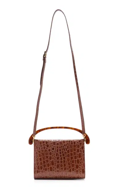 Dries Van Noten Croc-Embossed Leather Top Handle Bag | Thumbnail 4 Dries Van Noten Croc-Embossed Leather Top Handle Bag | Thumbnail 4