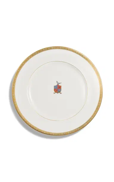 Tiffany & Co. Crest Bone China Dinner Plate - White | Thumbnail 1 Tiffany & Co. Crest Bone China Dinner Plate - White | Thumbnail 1