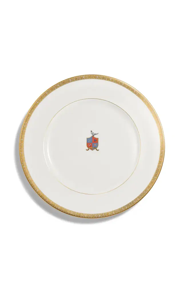 Crest Bone China Dinner Plate - White Crest Bone China Dinner Plate - White