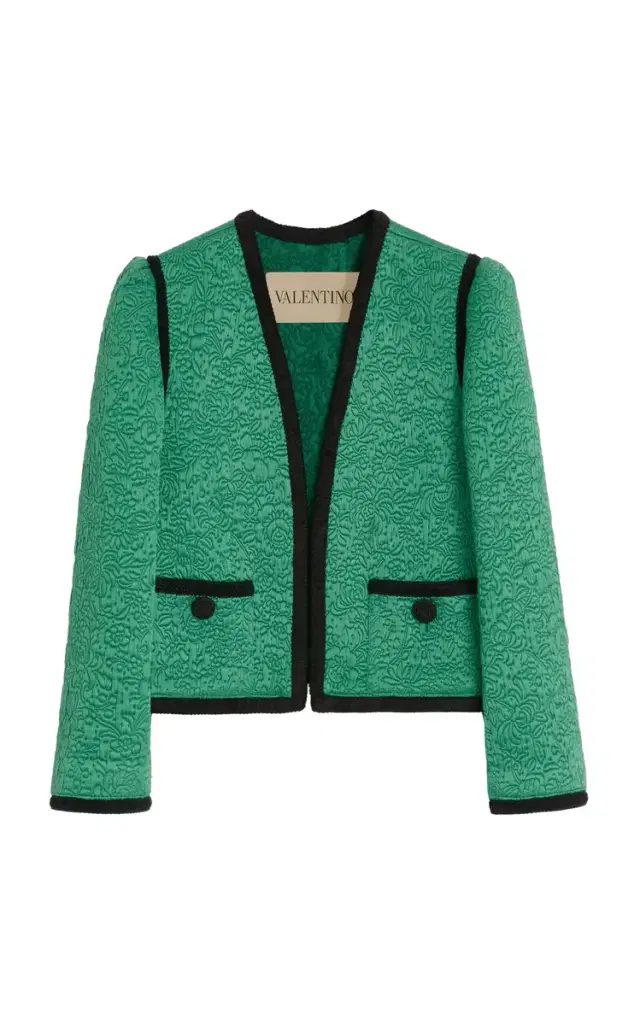 Valentino Garavani Matelassé Virgin Wool-Blend Jacket