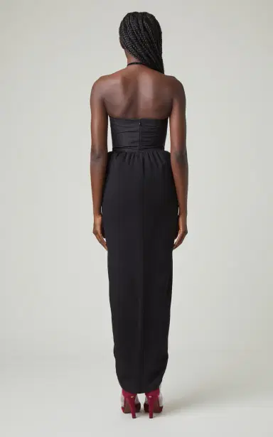 Valentino Garavani Ruffle-Trimmed Silk-Georgette Gown | Thumbnail 4 Valentino Garavani Ruffle-Trimmed Silk-Georgette Gown | Thumbnail 4