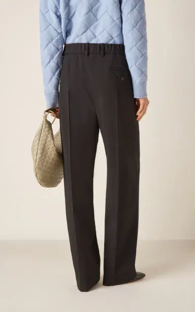 Bottega Veneta Tailored Wool Twill Straight-Leg Pants | Thumbnail 4