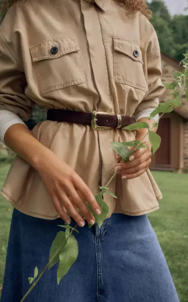 Khaite Benny Suede Belt | Thumbnail 2