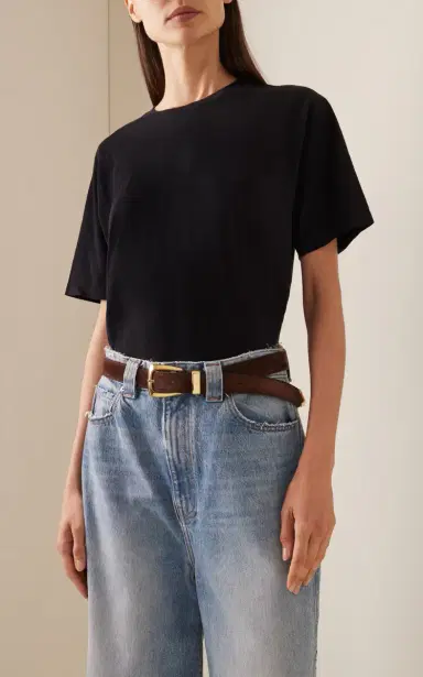 Khaite Benny Suede Belt | Thumbnail 3