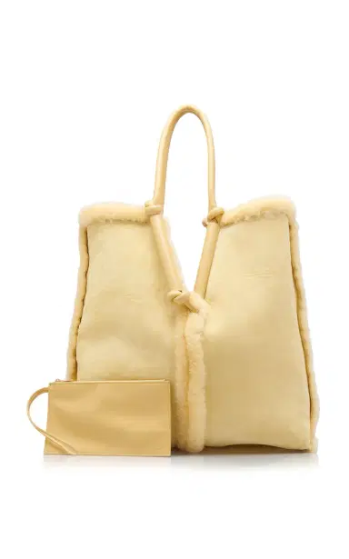 Bottega Veneta Reversible Oversized Shearling Tote Bag | Thumbnail 4 Bottega Veneta Reversible Oversized Shearling Tote Bag | Thumbnail 4