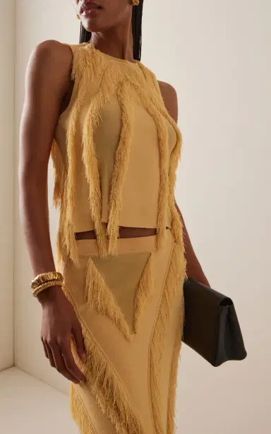 Ulla Johnson Bonnie Sleeveless Fringed Top | Thumbnail 2