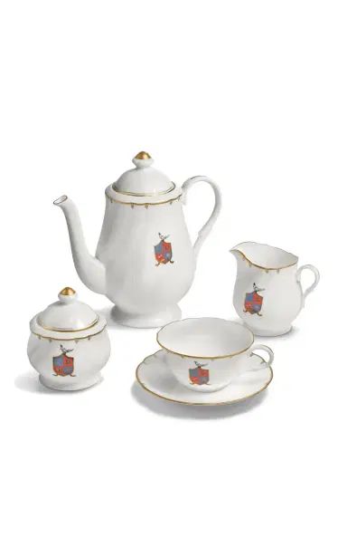 Tiffany & Co. Crest Set-of-Two Bone China Tea Cup | Thumbnail 3 Tiffany & Co. Crest Set-of-Two Bone China Tea Cup | Thumbnail 3