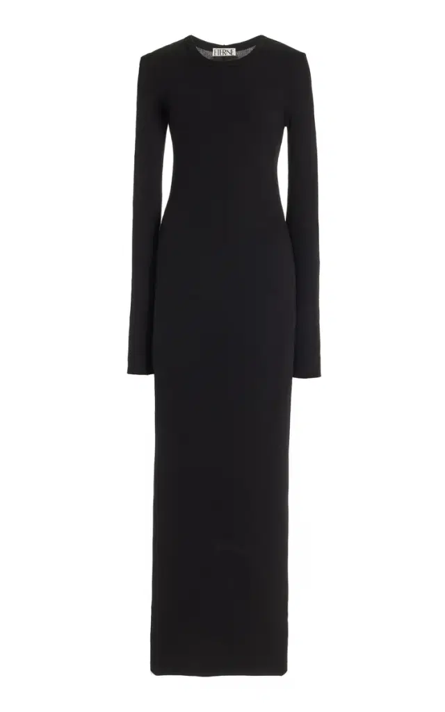 Éterne Crewneck Cotton-Blend Maxi Dress