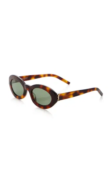 Saint Laurent Round-Frame Acetate Sunglasses | Thumbnail 3 Saint Laurent Round-Frame Acetate Sunglasses | Thumbnail 3