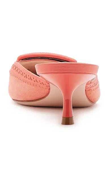 Roger Vivier Viv In The City Perforated Suede Mules | Thumbnail 5 Roger Vivier Viv In The City Perforated Suede Mules | Thumbnail 5