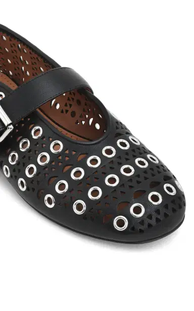 Alaïa Leather Ballet Flats | Thumbnail 4 Alaïa Leather Ballet Flats | Thumbnail 4