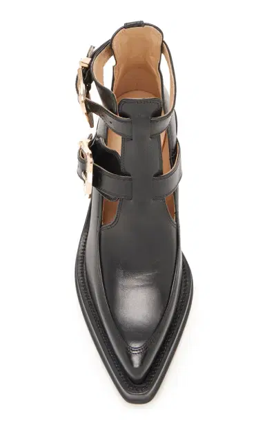 Gabriela Hearst Castro Buckle-Detailed Leather Ankle Boots | Thumbnail 5
