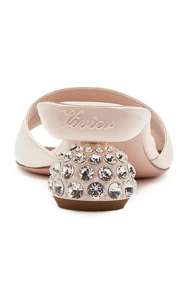 Roger Vivier Crystal-Embellished Leather Mules | Thumbnail 4 Roger Vivier Crystal-Embellished Leather Mules | Thumbnail 4