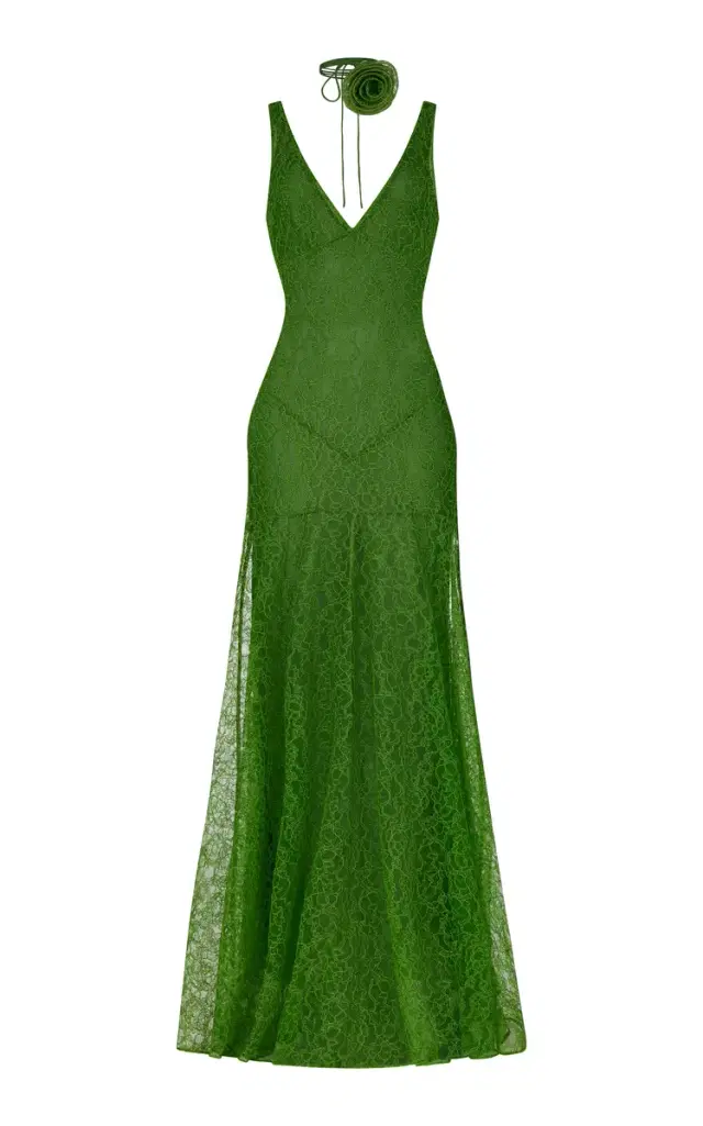 DE LA VALI Persephone Lace Gown