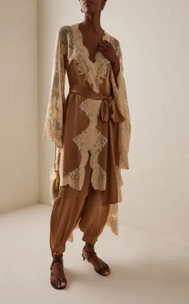 Zimmermann Hypnotic Satin Wrap Dress | Thumbnail 9