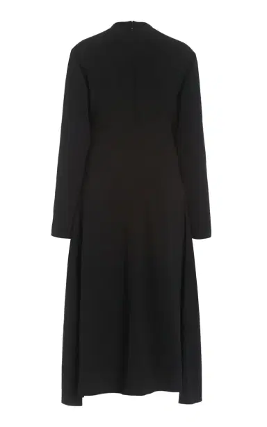 Prada Satin Sable Midi Dress | Thumbnail 3