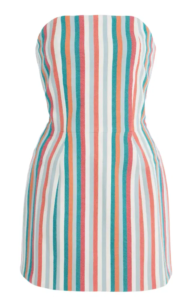 Marrakshi Life Exclusive Riviera Striped Cotton Mini Dress