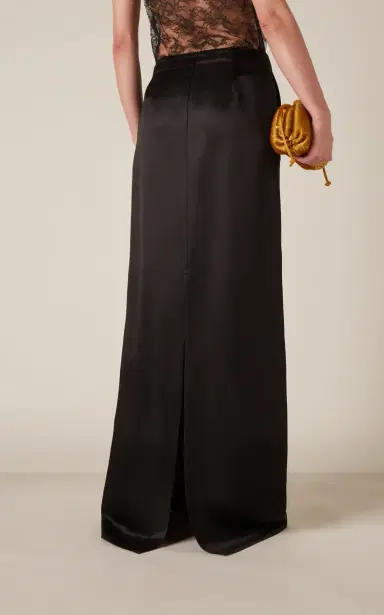 Bottega Veneta Washed Twill Maxi Skirt | Thumbnail 4 Bottega Veneta Washed Twill Maxi Skirt | Thumbnail 4