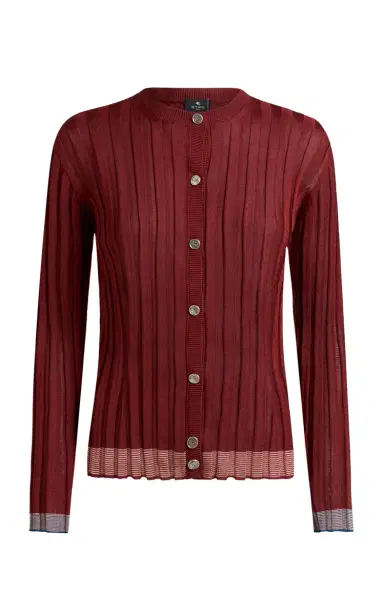 Etro Ribbed-Knit Cardigan | Thumbnail 1