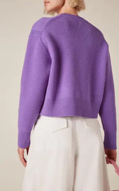 Bottega Veneta English Ribbed Cashmere-Blend Sweater | Thumbnail 4