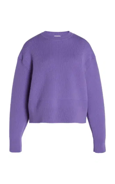 Bottega Veneta English Ribbed Cashmere-Blend Sweater | Thumbnail 1