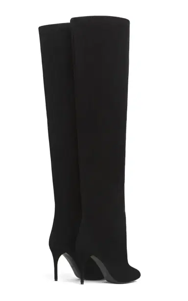 Alaïa Suede Over-The-Knee Boots | Thumbnail 3 Alaïa Suede Over-The-Knee Boots | Thumbnail 3
