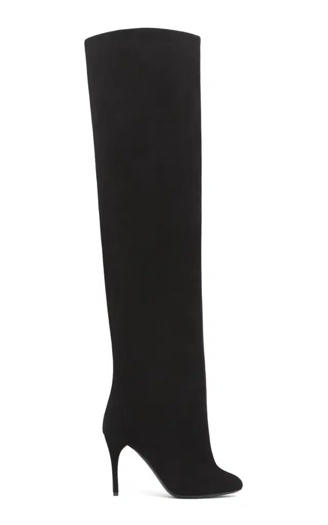 ALAÏA Suede Over-The-Knee Boots