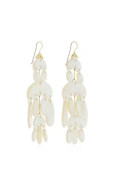 TEN THOUSAND THINGS 18K Mother Of Pearl Mini Chandelier Earrings | Thumbnail 3 TEN THOUSAND THINGS 18K Mother Of Pearl Mini Chandelier Earrings | Thumbnail 3