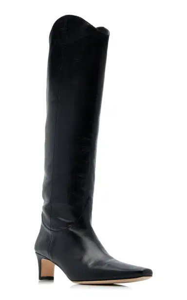 Staud Wally Tall Leather Western Boots | Thumbnail 4 Staud Wally Tall Leather Western Boots | Thumbnail 4