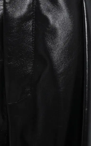 Bottega Veneta Pleated Leather Straight-Leg Pants | Thumbnail 5