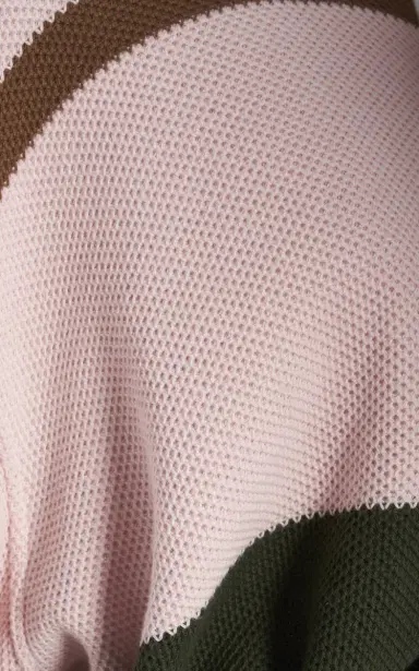 Bottega Veneta Pique-Striped Cotton Polo Sweater | Thumbnail 5