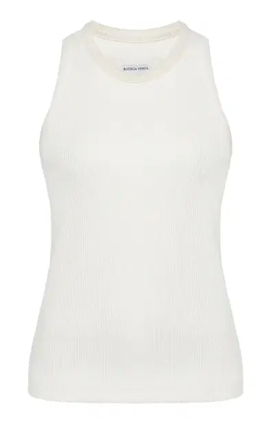Bottega Veneta Compact Stretch-Cotton Jersey Tank Top | Thumbnail 6 Bottega Veneta Compact Stretch-Cotton Jersey Tank Top | Thumbnail 6