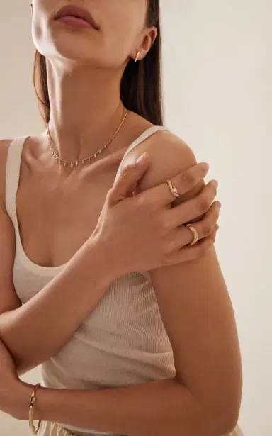 Nikos Koulis Feelings Thin Band Ring | Thumbnail 3
