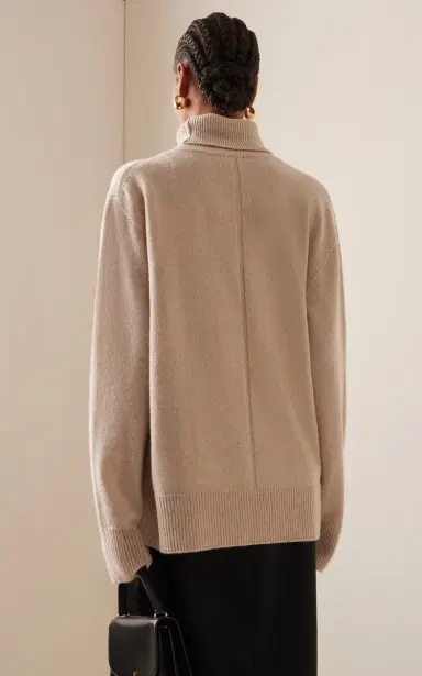 The Row Stepny Oversized Wool-Cashmere Turtleneck Sweater | Thumbnail 4 The Row Stepny Oversized Wool-Cashmere Turtleneck Sweater | Thumbnail 4