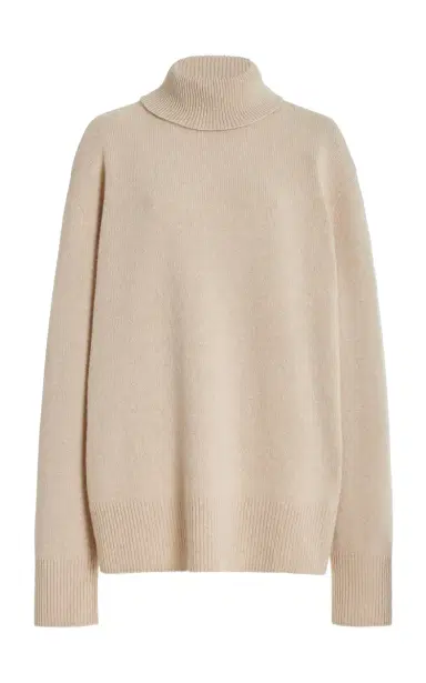 The Row Stepny Oversized Wool-Cashmere Turtleneck Sweater | Thumbnail 1 The Row Stepny Oversized Wool-Cashmere Turtleneck Sweater | Thumbnail 1