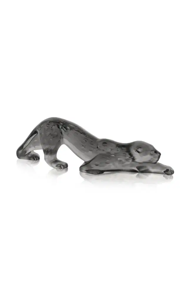 Zeila Panther Small Sculpture - Grey