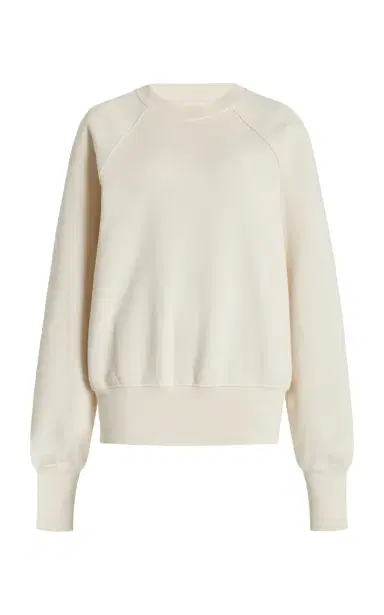 Les Tien Linda Classic Raglan-Sleeve Cotton Sweatshirt | Thumbnail 1 Les Tien Linda Classic Raglan-Sleeve Cotton Sweatshirt | Thumbnail 1
