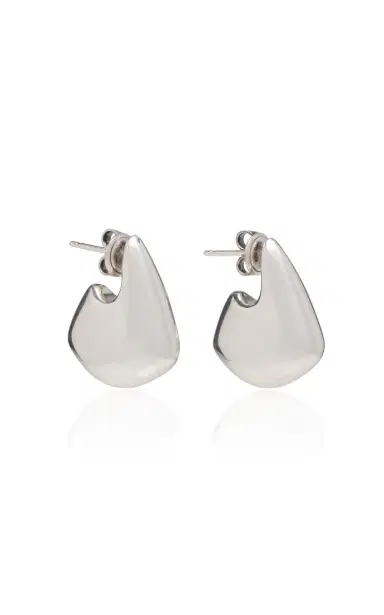 Bottega Veneta Sterling Silver Earrings | Thumbnail 5 Bottega Veneta Sterling Silver Earrings | Thumbnail 5