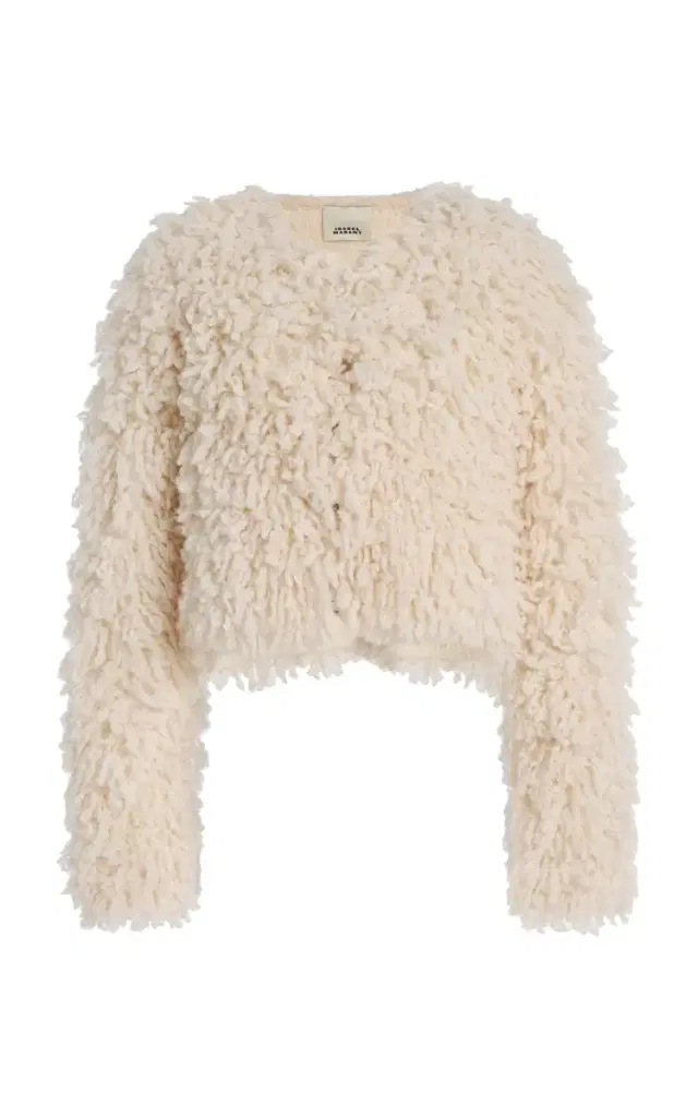 Fedra Faux Shearling Jacket - Ivory - T1