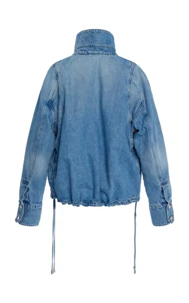 Brandon Maxwell The Harper Denim Balloon Jacket | Thumbnail 5
