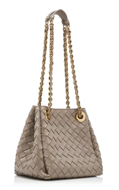 Bottega Veneta Small Parachute Intrecciato Leather Chain Bag | Thumbnail 3 Bottega Veneta Small Parachute Intrecciato Leather Chain Bag | Thumbnail 3