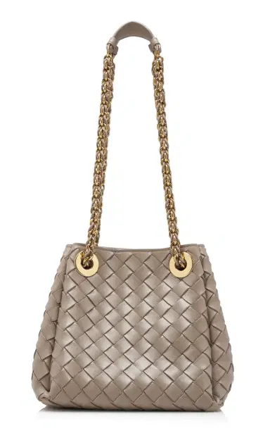 Bottega Veneta Small Parachute Intrecciato Leather Chain Bag | Thumbnail 4 Bottega Veneta Small Parachute Intrecciato Leather Chain Bag | Thumbnail 4