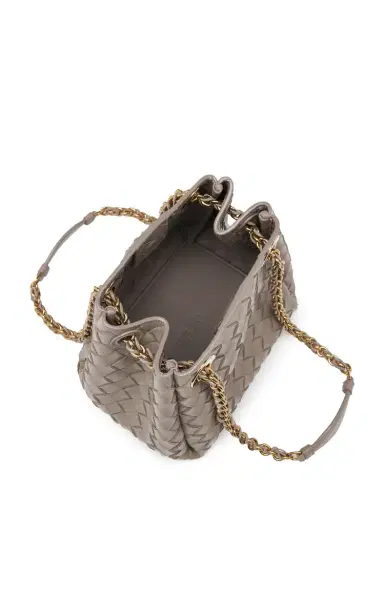 Bottega Veneta Small Parachute Intrecciato Leather Chain Bag | Thumbnail 5 Bottega Veneta Small Parachute Intrecciato Leather Chain Bag | Thumbnail 5