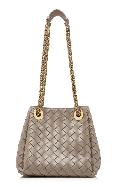Bottega Veneta Small Parachute Intrecciato Leather Chain Bag | Thumbnail 1 Bottega Veneta Small Parachute Intrecciato Leather Chain Bag | Thumbnail 1