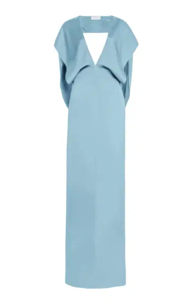 Stella McCartney Satin V Neck Gown | Thumbnail 1