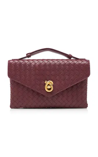 Bottega Veneta Knot Lock Intrecciato Leather Bag | Thumbnail 1 Bottega Veneta Knot Lock Intrecciato Leather Bag | Thumbnail 1