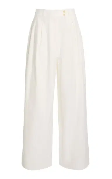 Jenni Kayne Newport High-Rise Cotton Wide-Leg Pants | Thumbnail 6