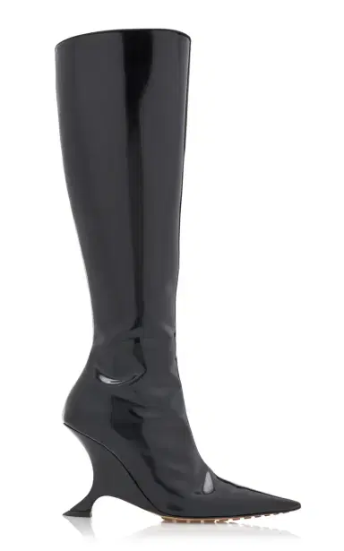 Bottega Veneta Rocket Knee-High Vinyl Boots | Thumbnail 1 Bottega Veneta Rocket Knee-High Vinyl Boots | Thumbnail 1