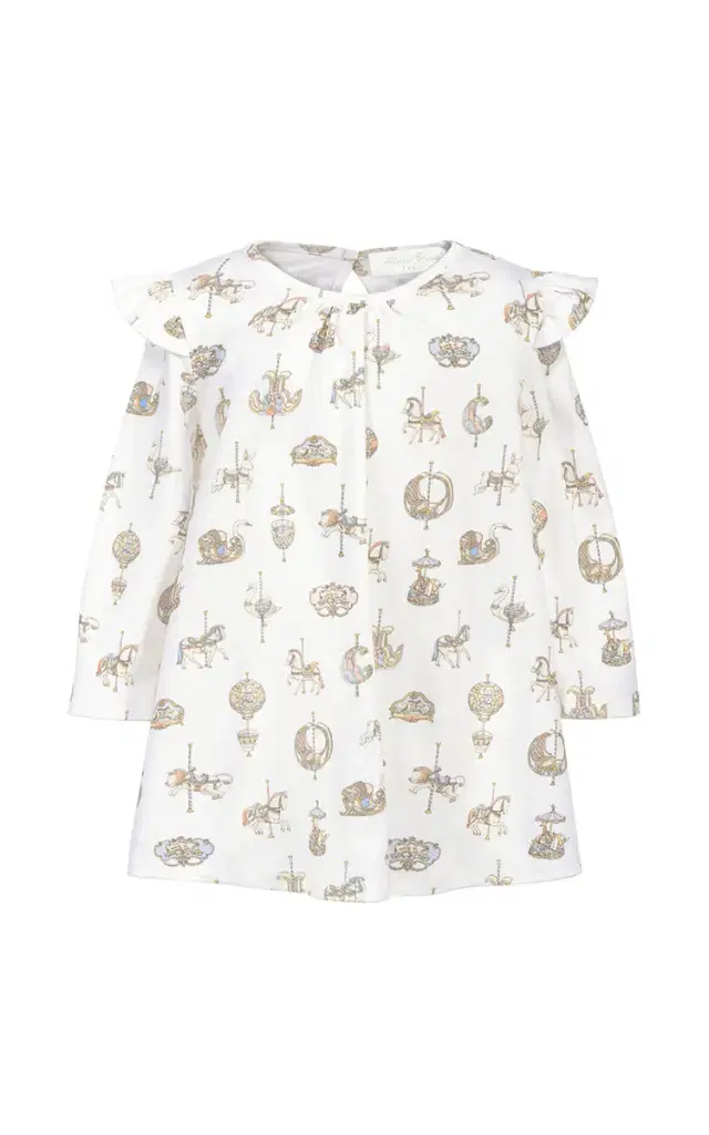 Atelier Choux Cotton-Jersey Baby Dress